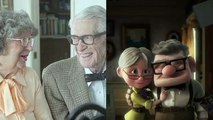 Ce couple d'octogénaire fête son anniversaire de mariage avec Là-Haut de Pixar