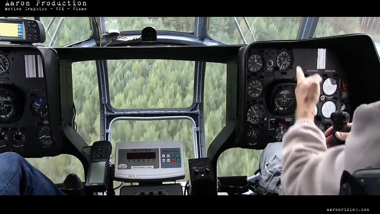 Mil Mi 8T Helicopter Startup / Take Off Cockpit Onboard Cam