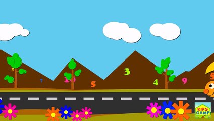 The Wheels on the Bus Go Round and Round | Nursery Rhymes | KidsCamp