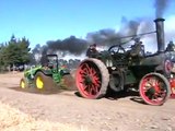 John Deere vs Steam Tractor