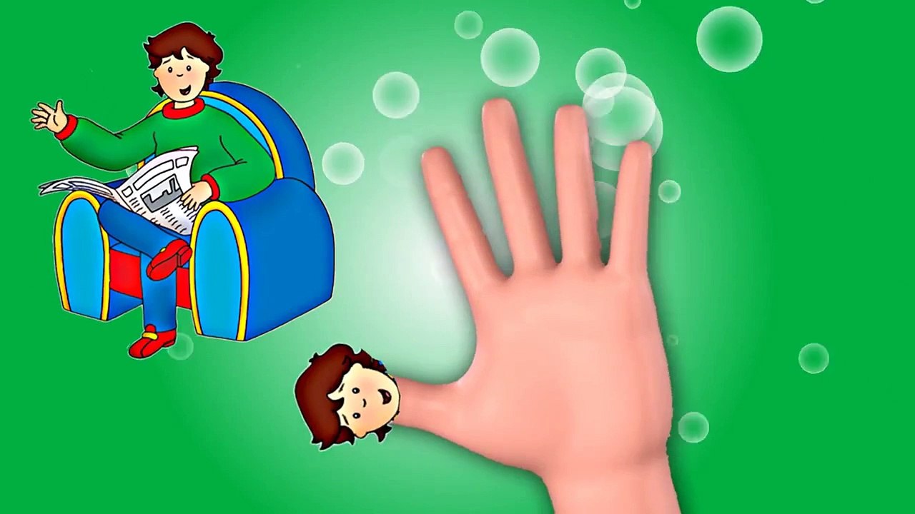 Caillou Finger Family Song and Nursery Rhymes For Children