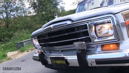 1989 Jeep Grand Wagoneer Start Up, Test Drive, and In Depth Review