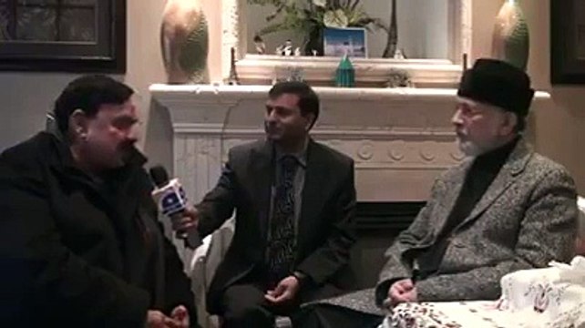 Sheikh Rasheed meets Tahir ul Qadri in Canada 25/10/2015
