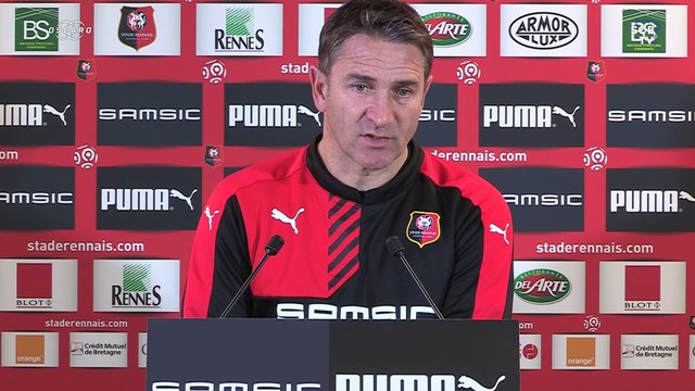 Bastia-Rennes : Conf. d'avant-match de P. Montanier et R. Danzé