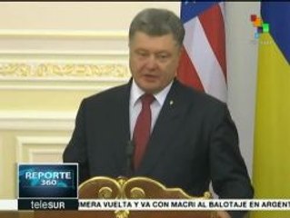 Poroshenko niega presiones administrativas durante elecciones