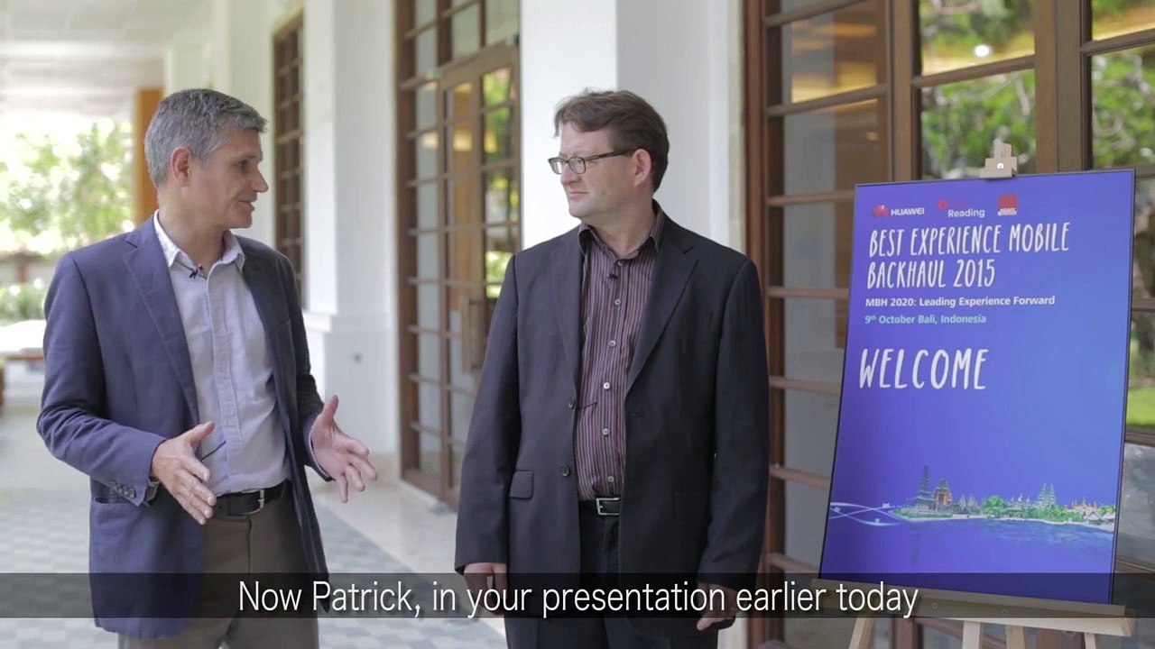 Interview With Patrick Donegan at the Huawei MBH Summit