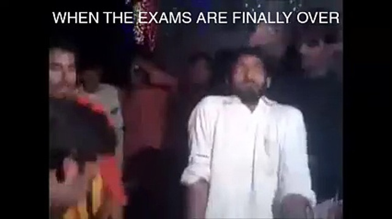 when the exams are finally over