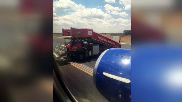 British Airways plane crash lands in Johannesburg