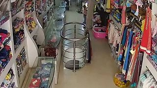 Earthquake CCTV Footage Chiniot Pakistan