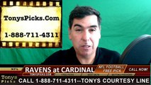 Arizona Cardinals vs. Baltimore Ravens Free Pick Prediction NFL Pro Football Odds Preview 10-26-2015