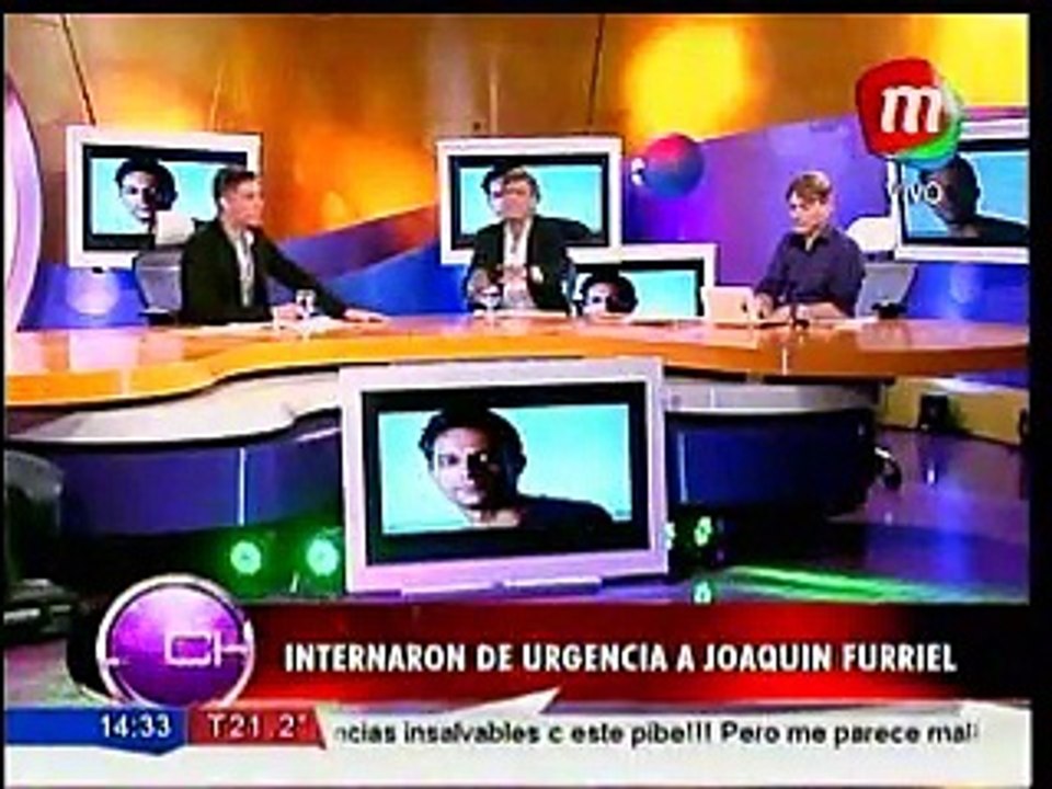 Internaron de urgencia a Joaquín Furriel