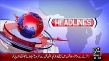 Headlines - 11:00 PM – 26 Oct 15 - 92 News HD