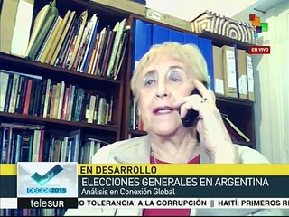 Calloni: Campaña mediática sucia influyó en electorado argentino