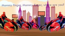 13 Spiderman Bike Finger Family Captain America Venom Transformer Batman Hulk Song Daddy F