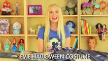 Mal Costume Halloween Descendants Makeover Real Mal Review. DisneyToysFan