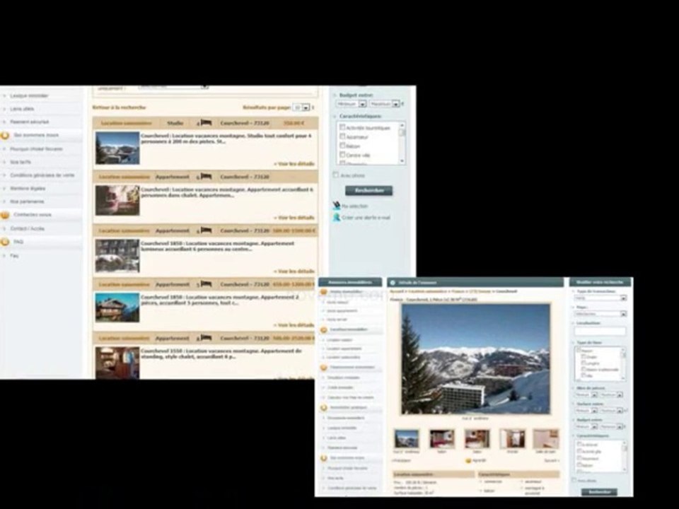 Location d’appartement chalet Courchevel (73120) particulier bon plan bon coin Décembre Janvier Février