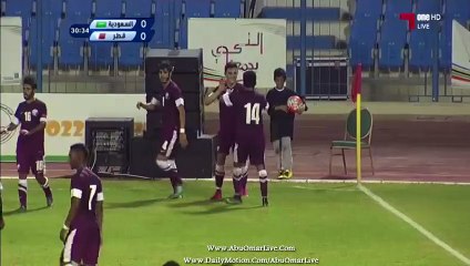 شاهد اهداف منتخب السعودي الاولومبي 2 _ 1 منتخب قطر الاولمبي  في بطوله دورة الألعاب الخليجية . 26 اكتوبر 2015