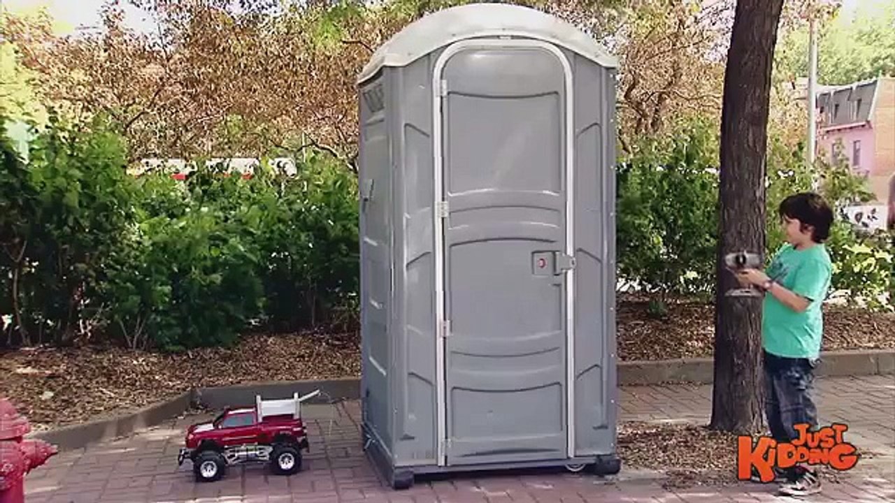 Port-a-potty REVENGE prank!