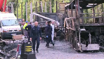 Puisseguin (Gironde) : les deux carcasses retirées de la route