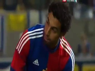شاهد كيف صافح محمد صلاحى لاعبى مكابى تل ابيب اليهود
