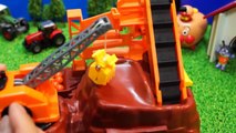 【ギミックいっぱい】 トミカ 建設現場TOMICA Construction site toy トミカのおもちゃ