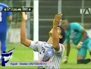 Espoli 1 x 3 Emelec - (Resumen del partido 26 Octubre 2011)