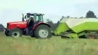 Crazy Farmer in a Bale Of Hay