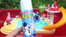 アンパンマンおもちゃと雪ふらしスプレー Snow spray
