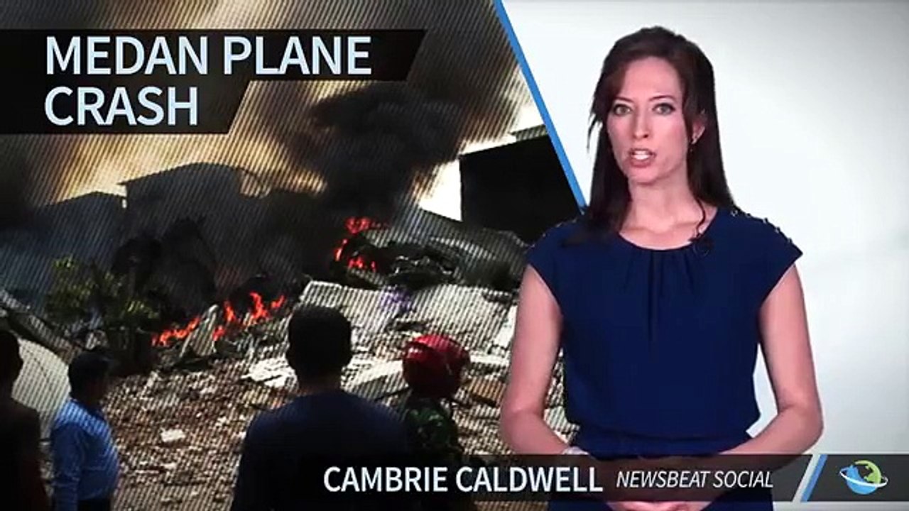 Indonesian Military Plane Crashes into Residential Area