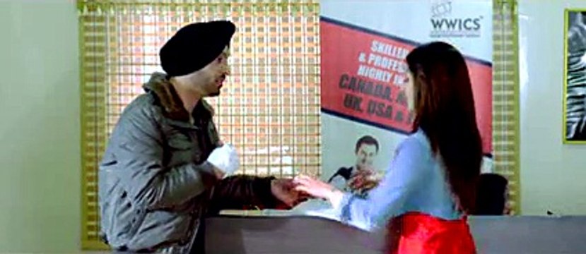 -Punjabi Comedy - Jatt -u0026 Juliet - Visa Form Filling - funny Scene of Pooja, Fateh and Shampy