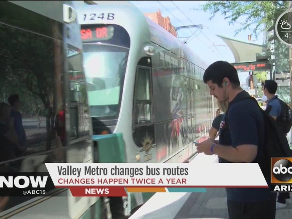Valley Metro changes bus routes