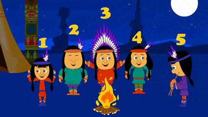 Ten Little Indians | Nursery Rhymes | Popular Nursery Rhymes by KidsCamp