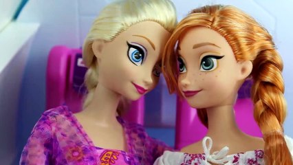 Frozen Anna & Kristoff WEDDING with Elsa, Disney Princess Rapunzel, Ariel The Little Merma