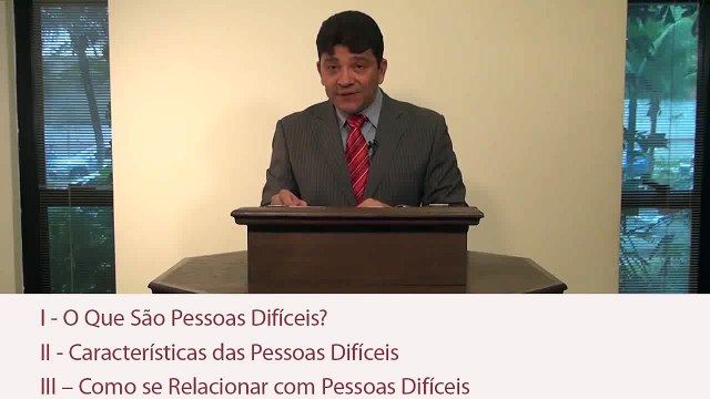 Lição 05 - Relacionamento com Pessoas difíceis (Jovens)