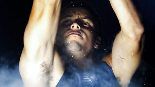 Stephen Curry Shoots While Jamie Foxx Throws Fireworks at Him