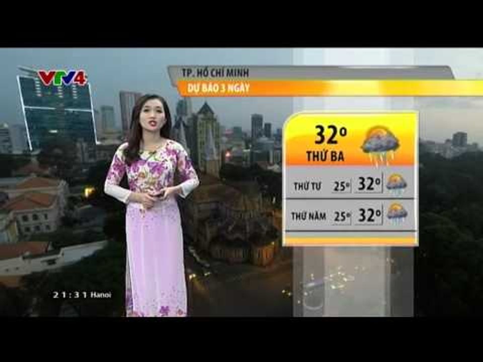 THỜI TIẾT | 21H30 - 13/09/2015