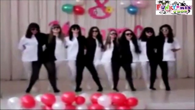 Amazing Excellent Dance Performance Gateway Girls Black and White Illusion Dance