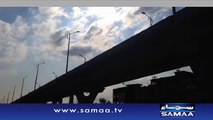 earthquake 26 oct 2015 Metro bus bridge in Pindi _ SAMAA TV