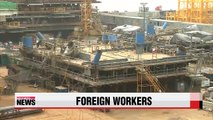 7.9% of all registered construction workers in Korea are foreigners