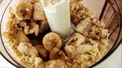 How To: Healthy Quick Banana Ice Cream - One Ingredient | accentgirl100