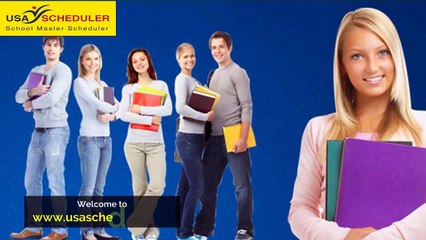Software For Course Scheduling - Usascheduler.com