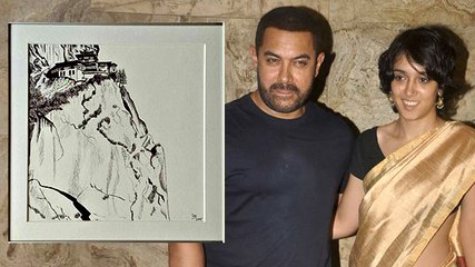 Aamir Khan BUYS Daughter Ira's PAINTING