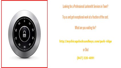 24 Hour Residential Locksmith Service in Park Ridge, IL