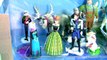 Disney Toys Collection | Frozen Mega Figures Playset 20 Figurines from The Walt Disney Film Frozen 2015 Anna Elsa Kristoff