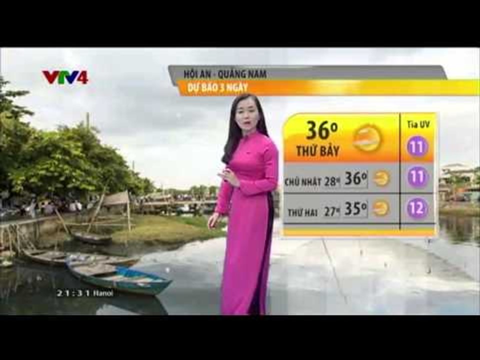 THỜI TIẾT | 21H30 - 14/8/2015