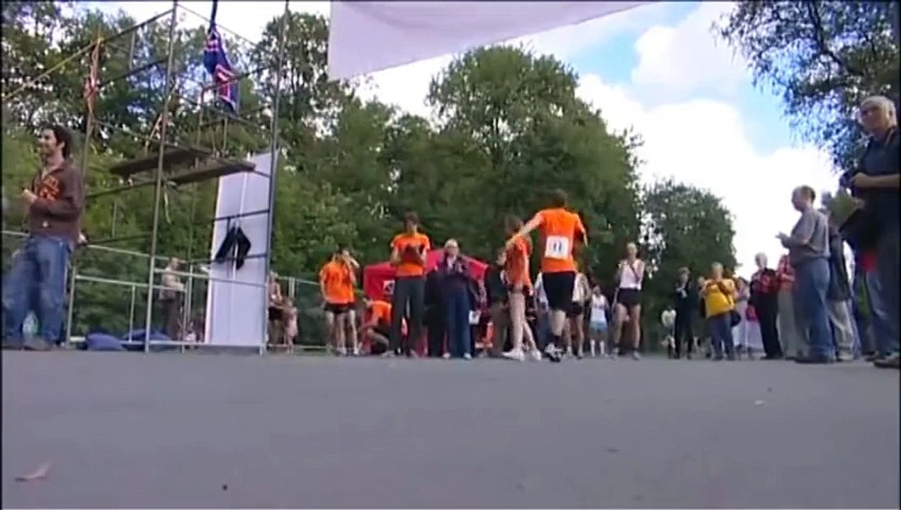 Une semi-marathon en marche arrière remis à l'endroit... Bizarre