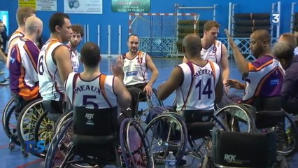 VIDEO. Le basket fauteuil, un moyen de décompresser et s'amuser