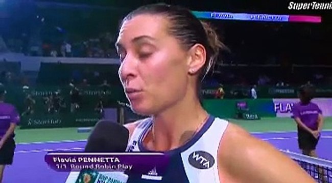 Intervista Flavia Pennetta da Supertennis (Singapore)