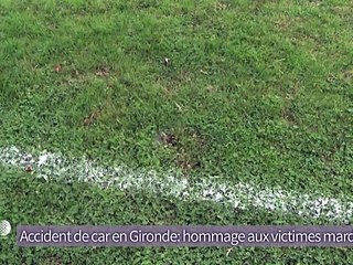Collision de Puisseguin: arrivée de Hollande pour l'hommage national