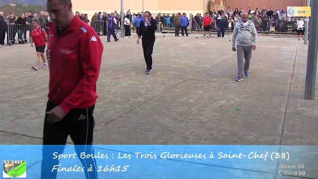 Mène 2, Finale G. Poulet contre L. Corgier, Sport Boules, Saint-Chef 2015
